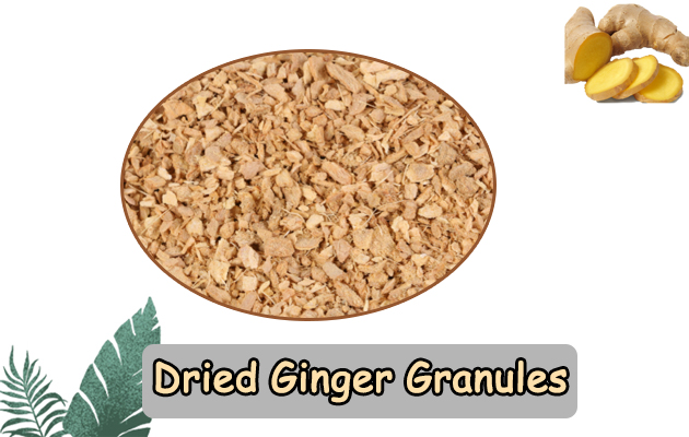 Dried ginger granules