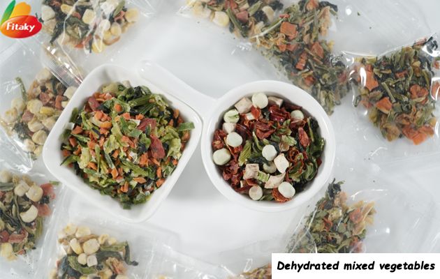 Dehydrated mixed vegetables