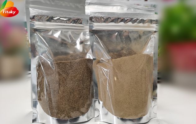 Black pepper powder samples