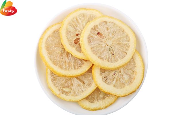 Freeze dried lemon slices