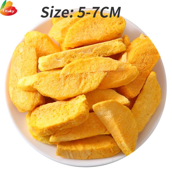 Freeze dried mango slices