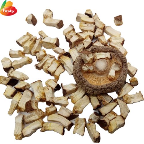 Dehydrated mushroom cubes