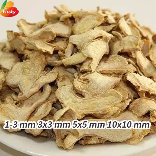 Dehydrated ginger chips