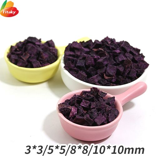 Dehydrated purple sweet potato cubes price