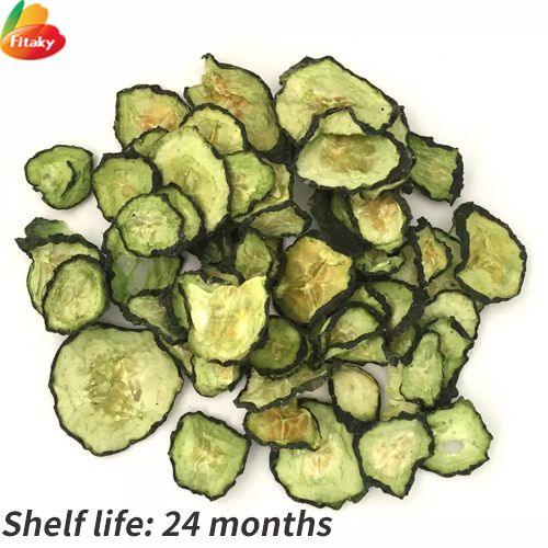 Dehydrated cucumber slices