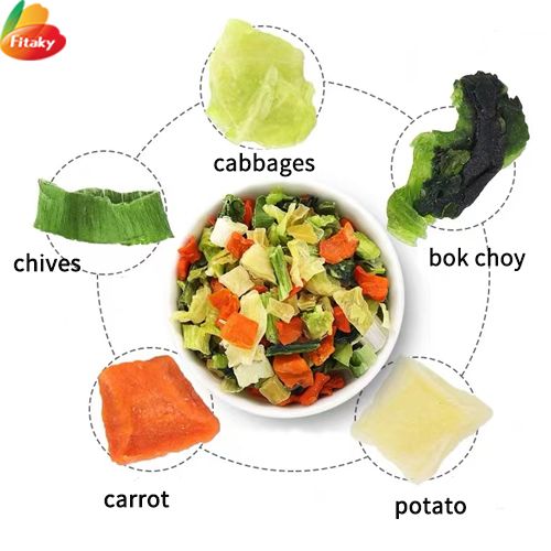 Dried mixed vegetables
