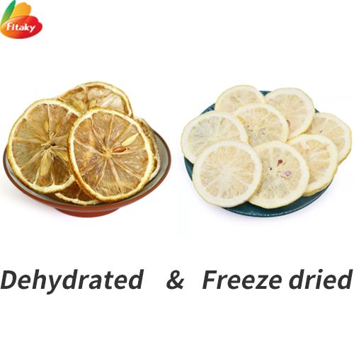 Dehydrated lemon slices