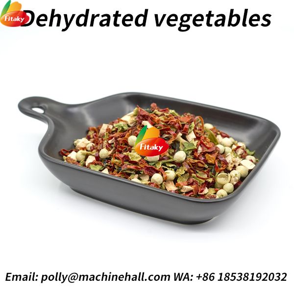 Organic dehydrated vegetables