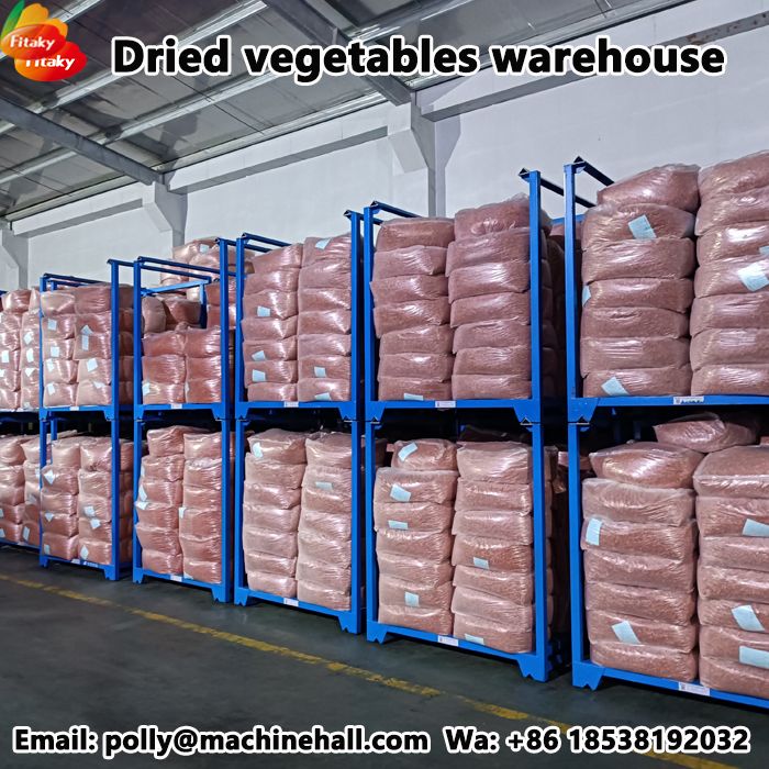 Dehydrated vegetables warehouse