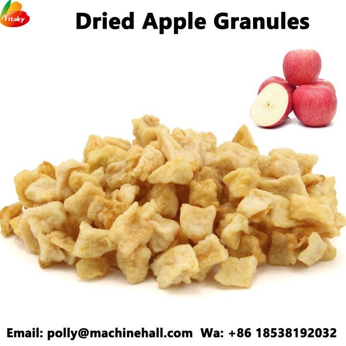 Dried apple granule