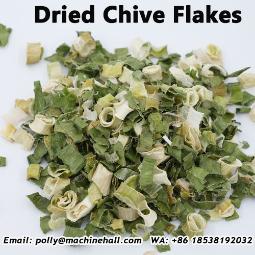 Dried chive flakes