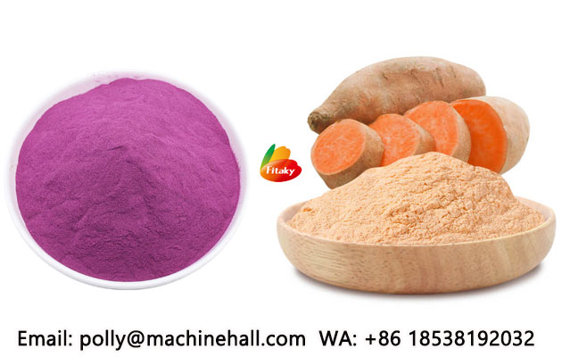 Purple-sweet-potato-powder-and-sweet-potato-powder
