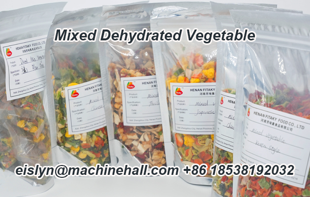 dehydrated mixed vegetables