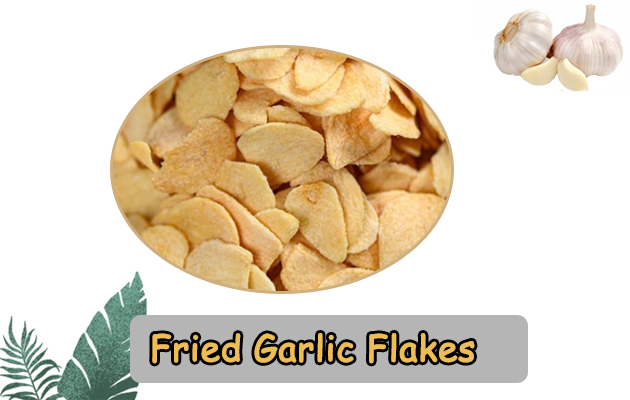 Fried garlic flakes