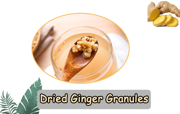 Dried ginger granules