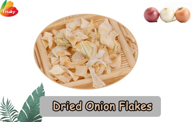 Dehydrated onion flakes