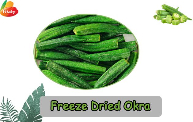 Freeze dried okra