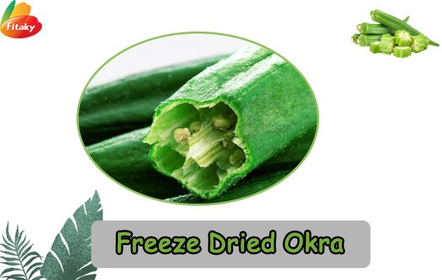 Freeze dried okra