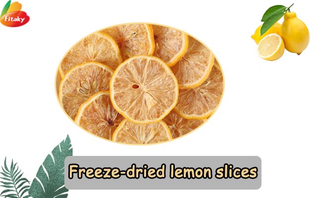 Freeze dried lemon slices
