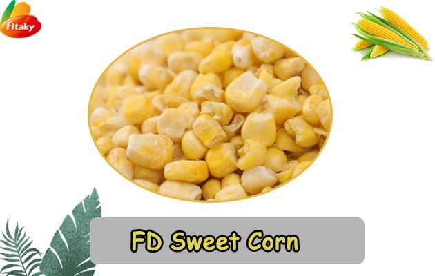 Freeze dried sweet corn