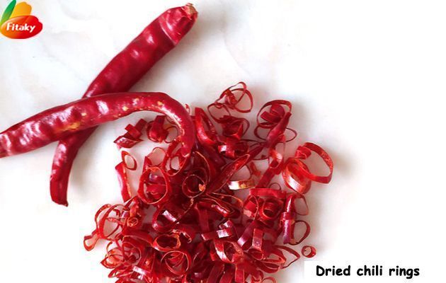 Dried chili rings