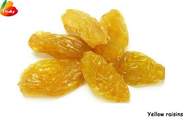 Yellow raisins