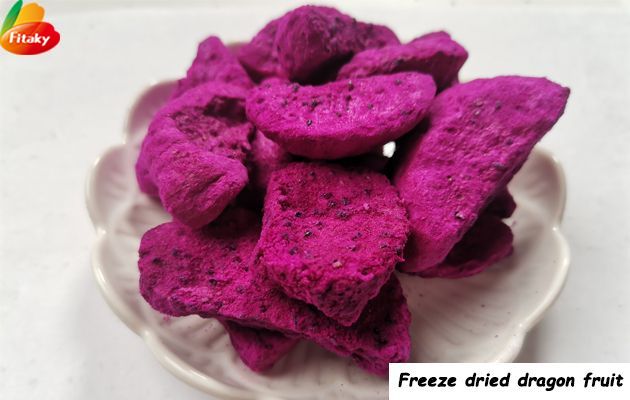 Freeze dried dragon fruit