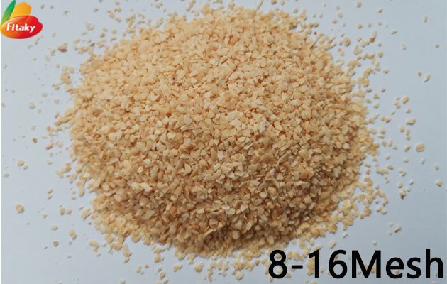 Dehydrated garlic granules