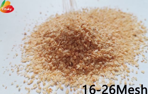 Dehydrated garlic granules