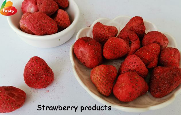 Freeze dried strawberry