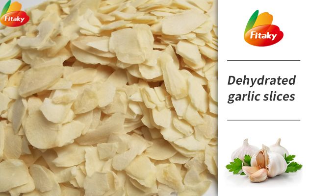 Dehydrated garlic slices