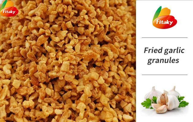 Fried garlic granules