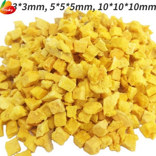 Freeze dried mango granules