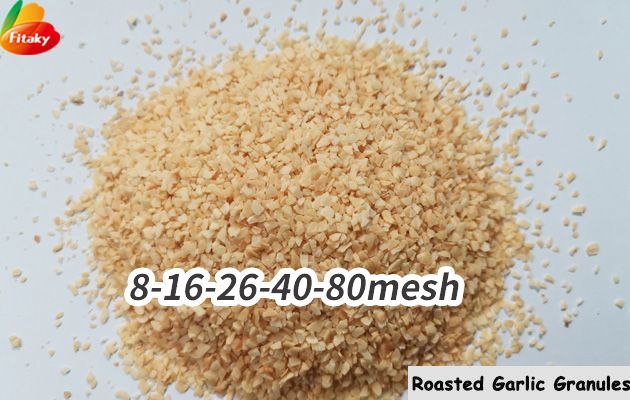 Roasted garlic granules