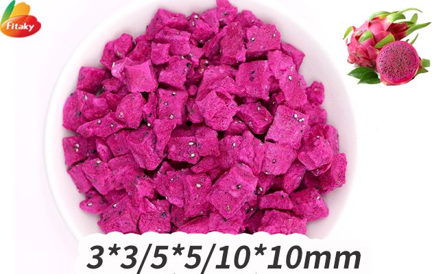 Freeze dried dragon fruit