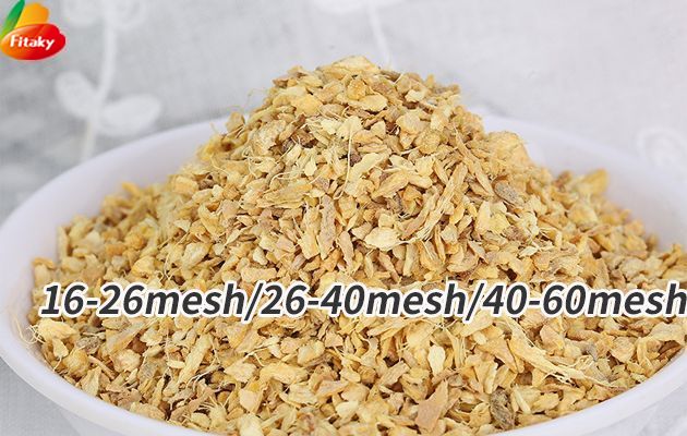 Dried ginger granules