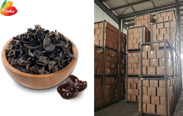 Dried black fungus