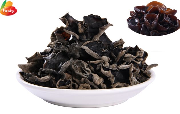 Dried black fungus