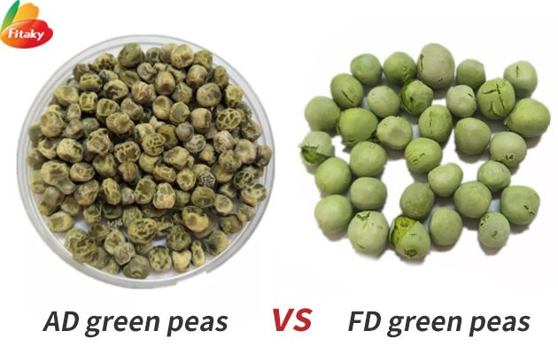 Freeze dried green peas