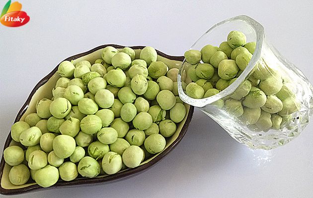 Freeze dried green peas