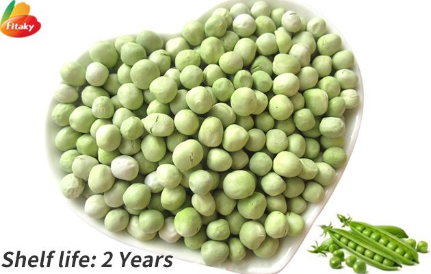 Freeze dried green peas