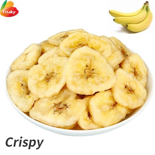 Vacuum fried banana chips