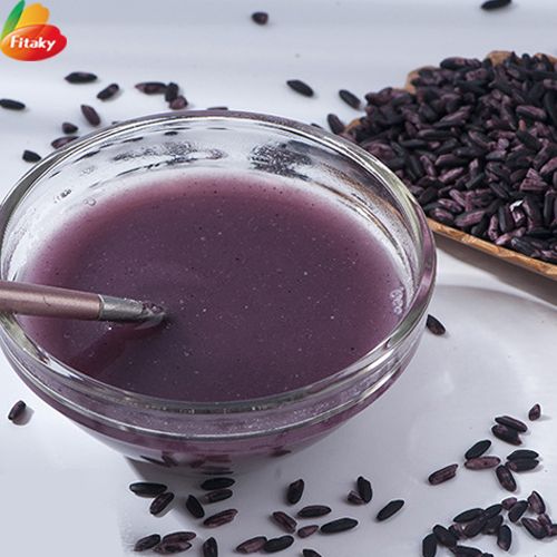 Purple rice powder