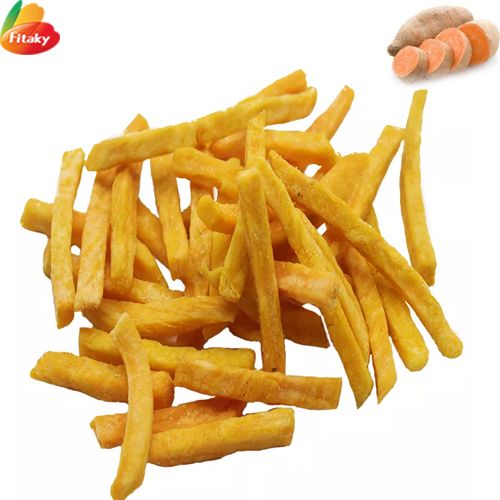 Vacuum fried sweet potatoes