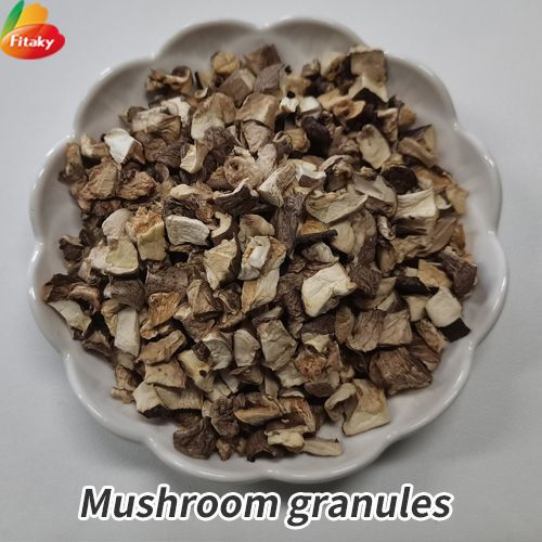 Dehydrated mushrooms granules