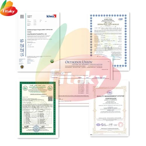 Fitaky garlic powder certifications