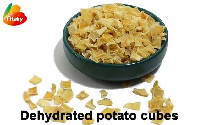 Dehydrated potato cubes