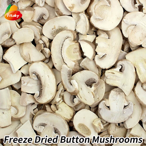 Freeze dried button mushrooms