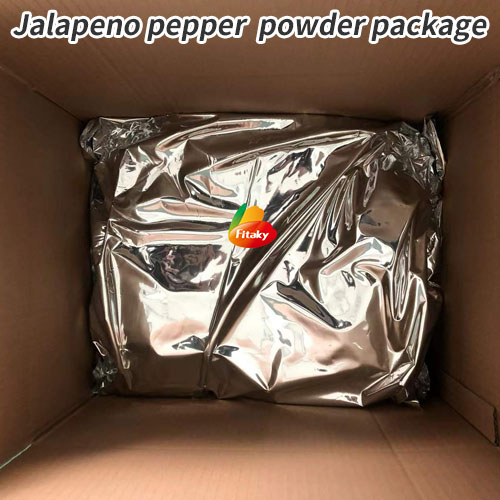 Jalapeno pepper powder package