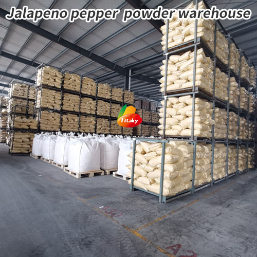 Jalapeno pepper powder warehouse